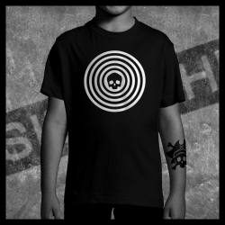 E0006 T-Shirt tête de mort Skullhead Pirate cible