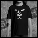 E0007 T-Shirt tête de mort Skullhead Pirate poupee voodoo