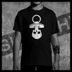E0012 T-Shirt tête de mort Skullhead Pirate tetine