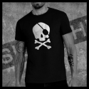 H0037 T-Shirt tête de mort Skullhead Pirate bandeau
