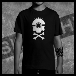 E0036 T-Shirt tête de mort Skullhead Pirate minion