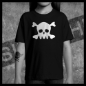 E0037 T-Shirt tête de mort Skullhead Pirate drapeau phantom