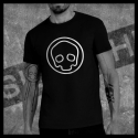 H0051 T-Shirt tête de mort Skullhead Pirate invert classique