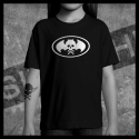 E0041 T-Shirt tête de mort Skullhead Pirate batman