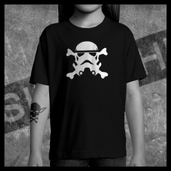 E0045 T-Shirt tête de mort Skullhead Pirate stormtrooper