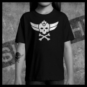E0047 T-Shirt tête de mort Skullhead Pirate goldorak