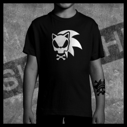 E0052 T-Shirt tête de mort Skullhead Pirate sonic