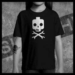 E0055 T-Shirt tête de mort Skullhead Pirate Lego