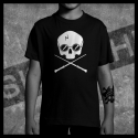 E0072 T-Shirt tête de mort Skullhead Pirate Harry