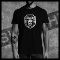 H0101 T-Shirt tête de mort Skullhead Pirate Police