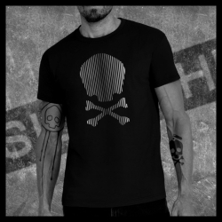 H0088 T-Shirt tête de mort Skullhead Pirate Optical Line