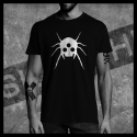 H0103 T-Shirt tête de mort Skullhead Pirate Spider